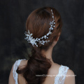 Handmade decorative rhinestone and headband with beads and pearls